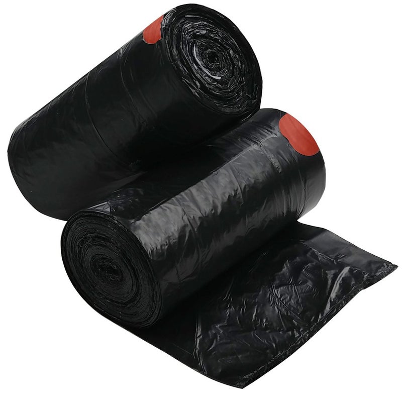Teyyvn 1.2 Gallon Small Drawstring Trash Bags, Black, 108 Counts - Image 1